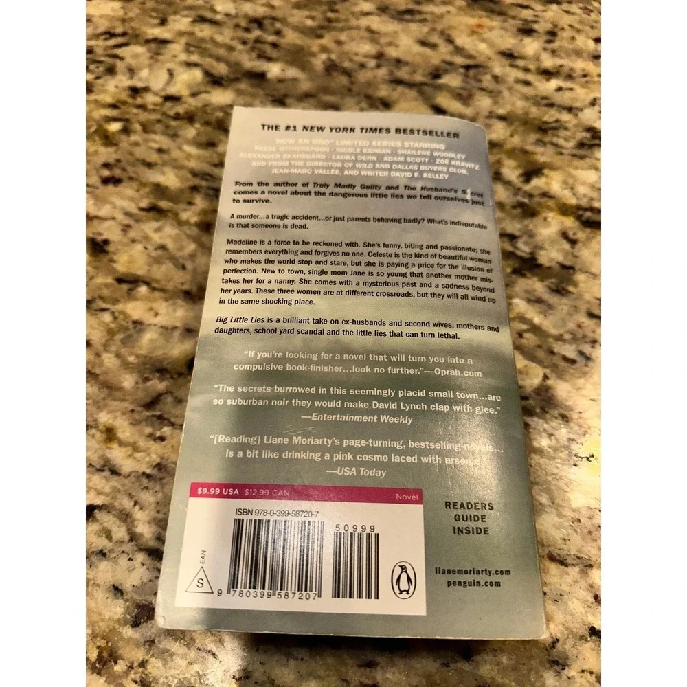 Big‎ Little Lies Tv Tie-In by L. Moriarty paperback novel book